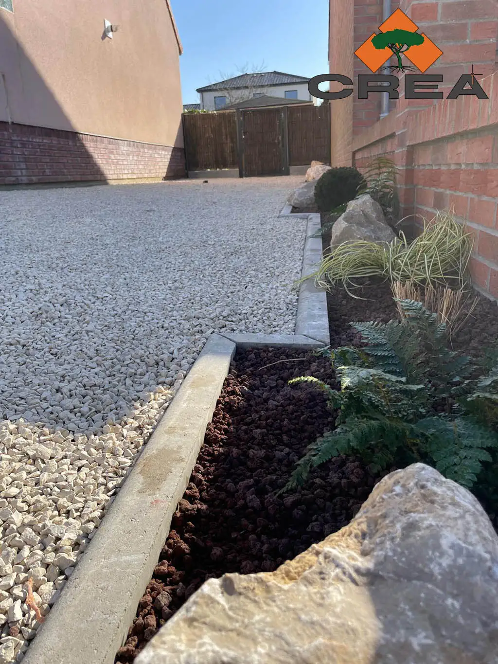 Chantier Athies 20 Massif paysager Athies