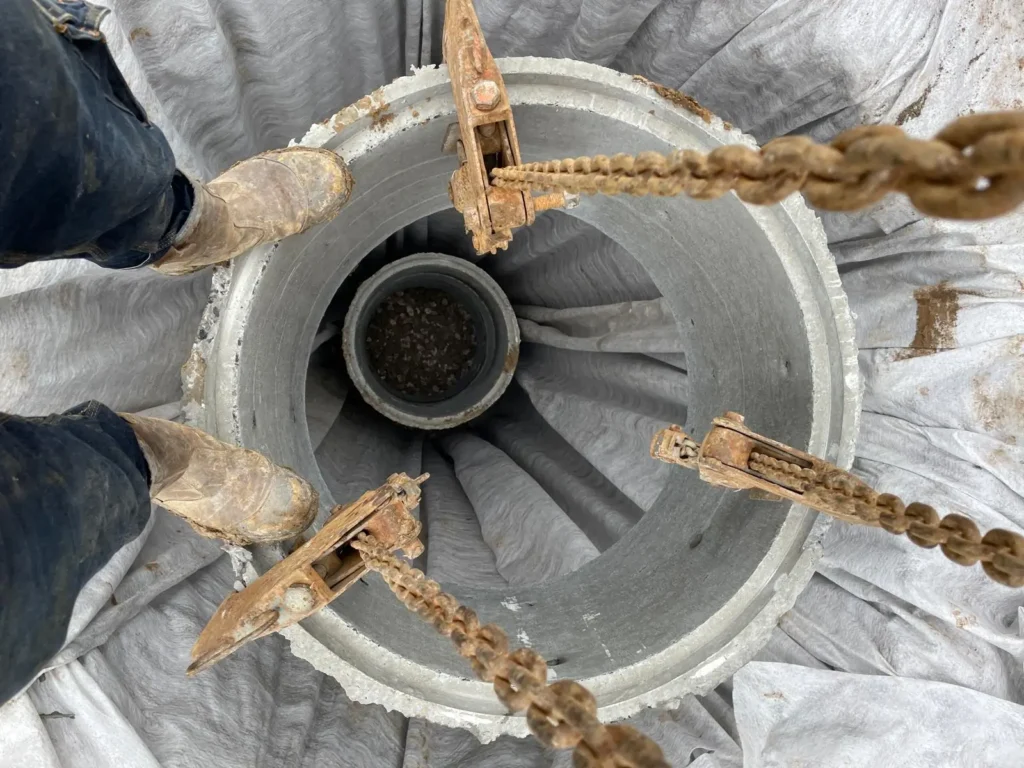 Puit de perte béton