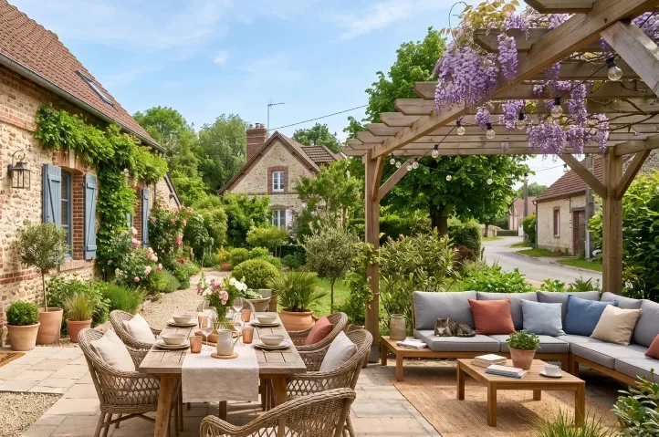 Comment réussir l&rsquo;aménagement d&rsquo;une terrasse devant sa maison : guide complet