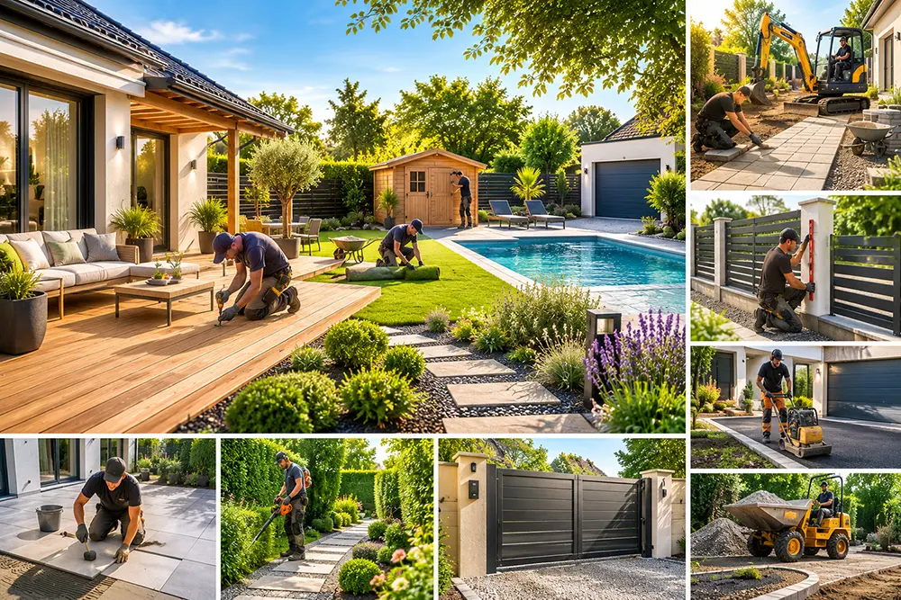 Profiter de son jardin en toutes saisons : comment adapter son extérieur au climat des Hauts-de-France ? 3 chantier ete