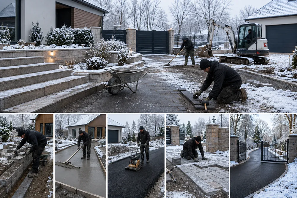 Profiter de son jardin en toutes saisons : comment adapter son extérieur au climat des Hauts-de-France ? 5 chantier hiver